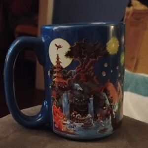Disney VINTAGE 2005 50TH ANNIVERSARY DISNEY PARKS TRADE FANTASY MUG.